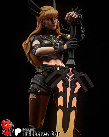 Magik from Marvel Rivals (fan art) | Full Model or Bust | Miniature scale 1:12 | h3LL Creator | DIY Model Kit