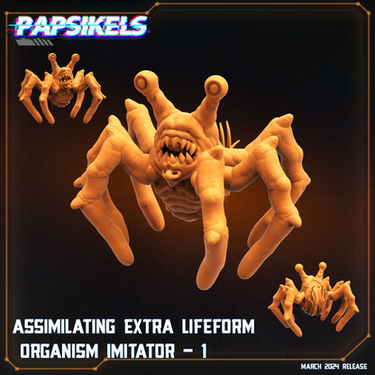 Aliens Vs Humans - That Thing - Assimilating Extra Lifeform Organism Imitator - The Thing - Papsikels, 32mm Mini