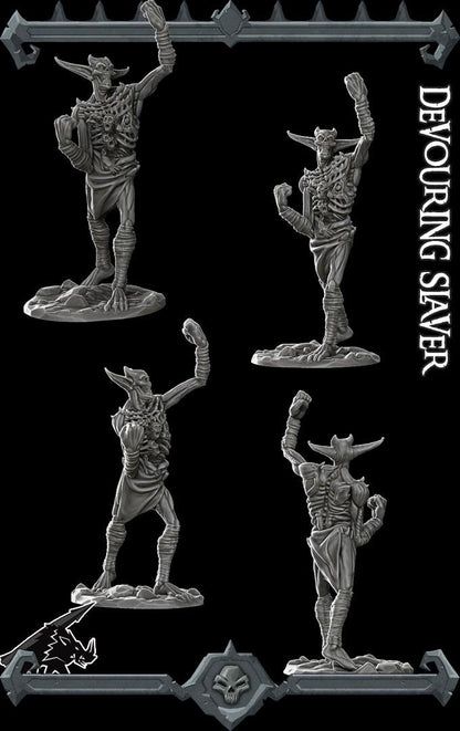 Devouring Slaver | Undead Collection | Rocket Pig Games | Miniatures for tabletop games. 28mm to 32mm Resin for RPG, D&D, TTRPG