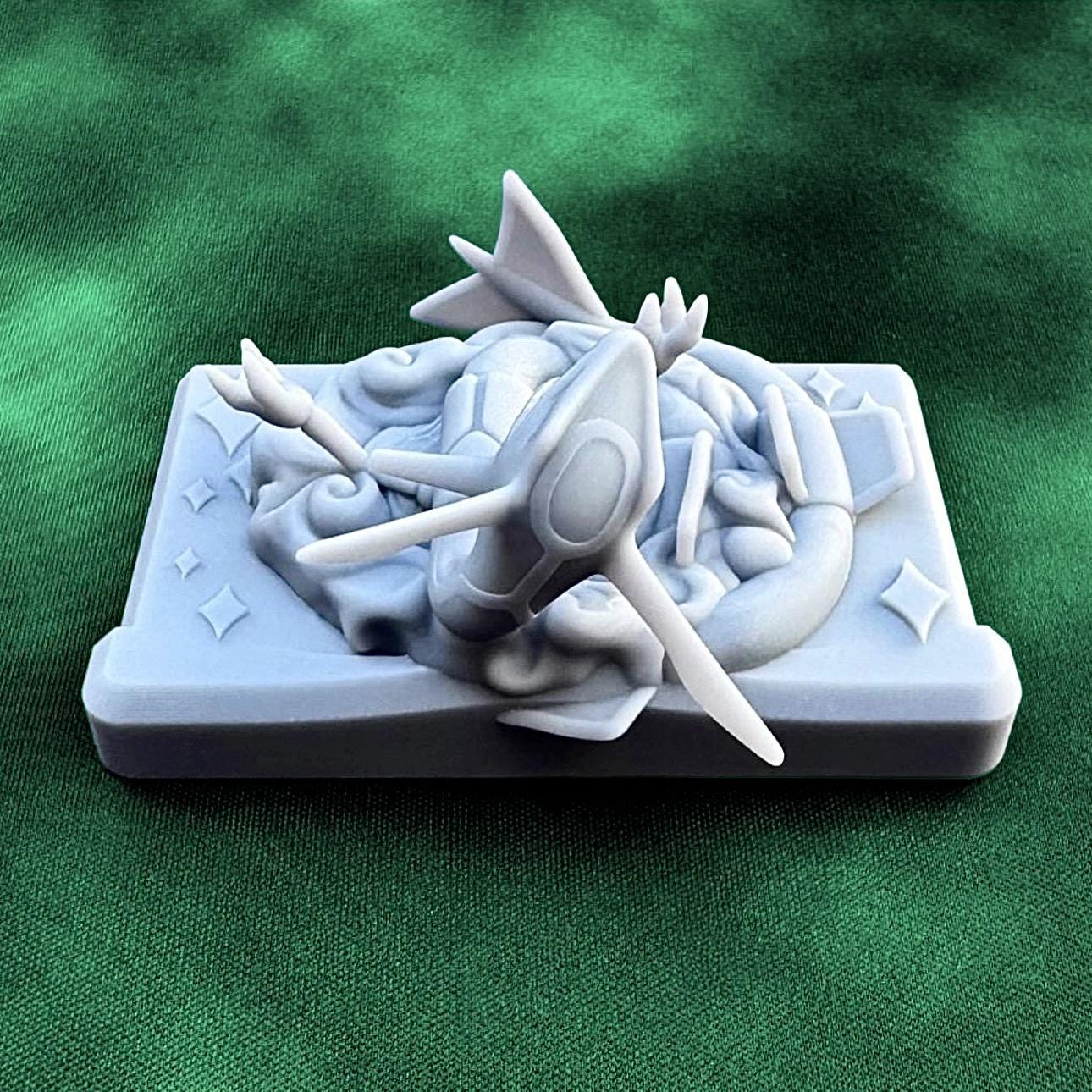 Rayquaza Emerald - 3D Printed Pokemon Game Boy Advanced Cartridge Wall Hanger | Fan Art | Pokemon TCG | Resin Model | ABC3D Models
