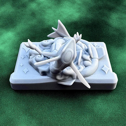 Rayquaza Emerald - 3D Printed Pokemon Game Boy Advanced Cartridge Wall Hanger | Fan Art | Pokemon TCG | Resin Model | ABC3D Models