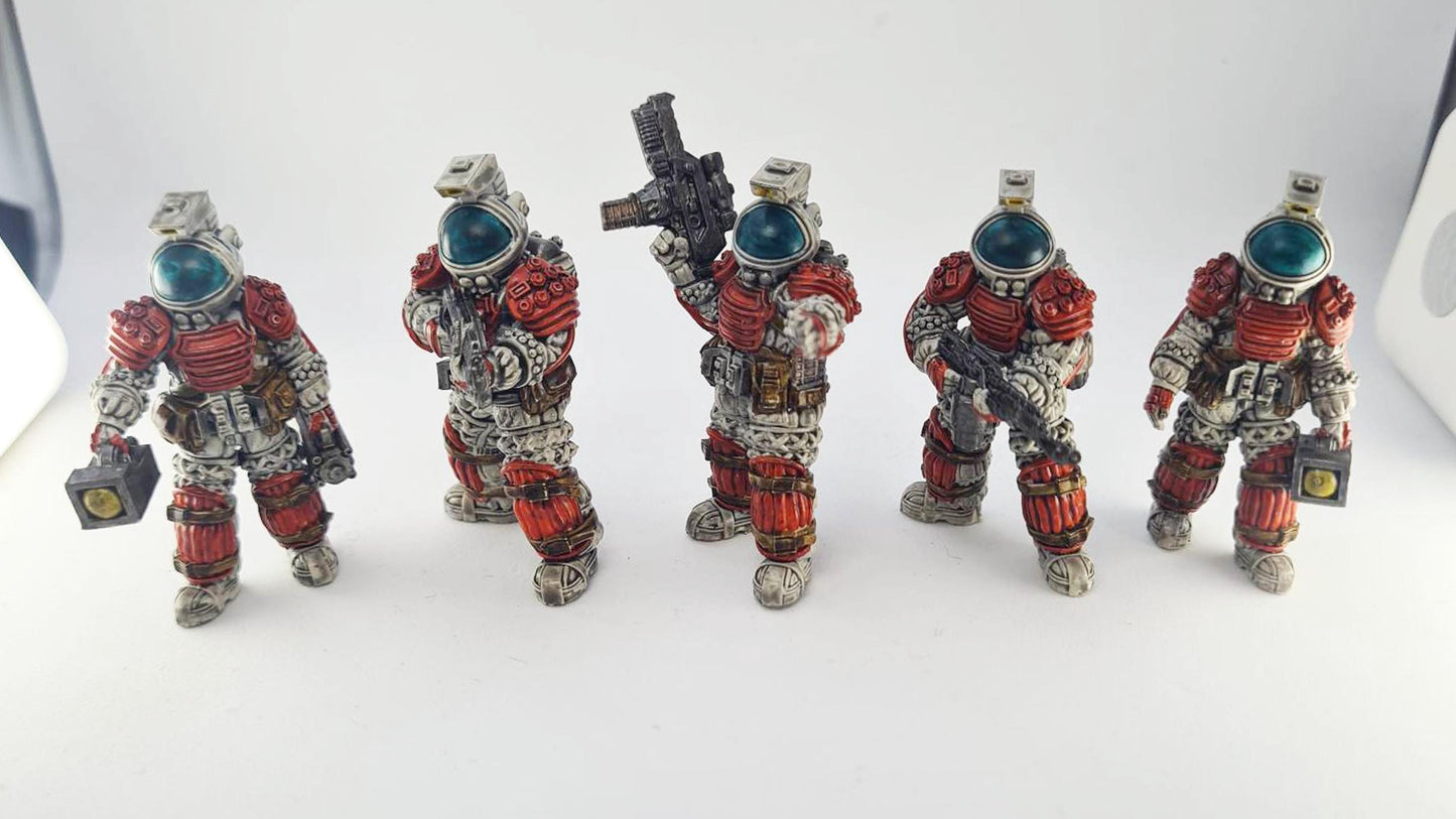 Colonial Space Explorer XB-MA-RI-A | Papsikels | 3D Printed Miniature |  32mm Miniatures