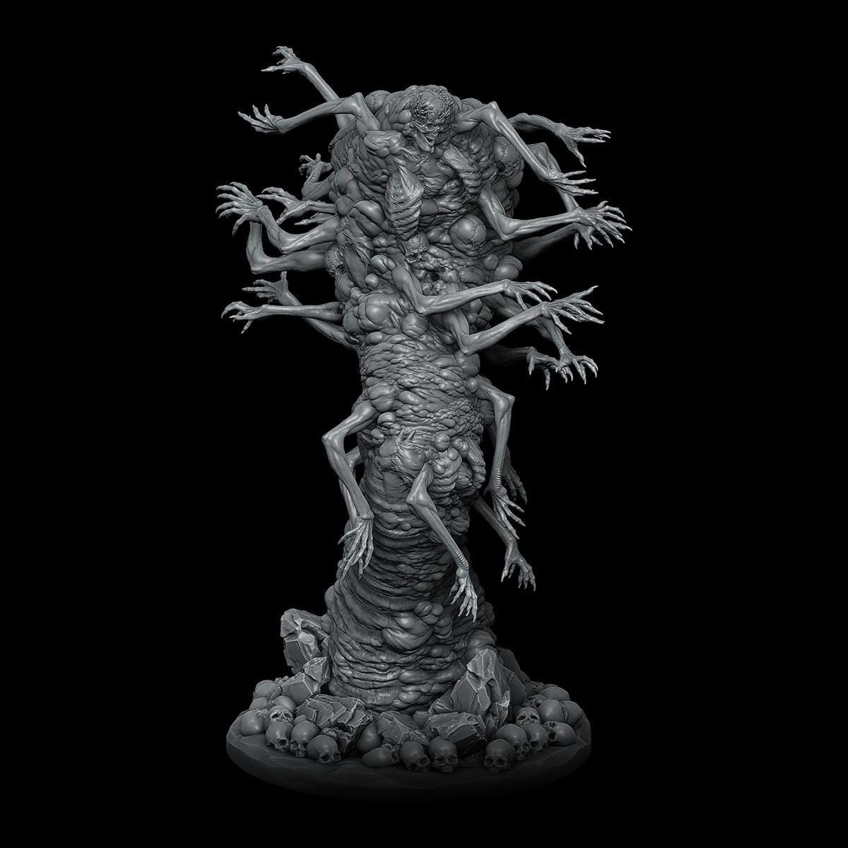 Man Worm | Death Haven | Rocket Pig Games | Miniatures for tabletop games. 28mm to 32mm Resin Figures for RPG, D&D, Dungeons and Dragons