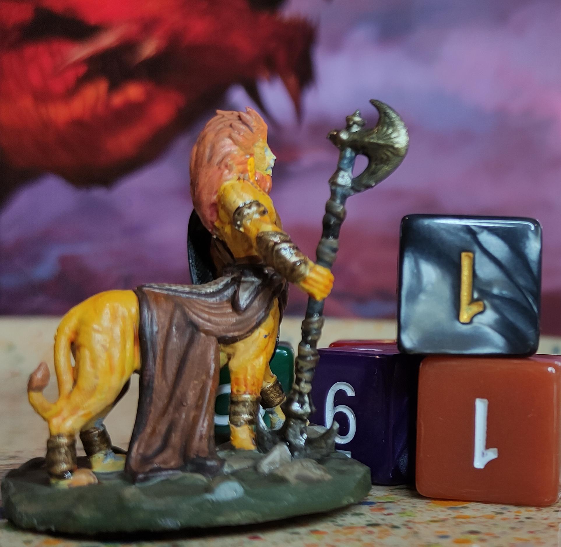 Liontaur | Bonus | Rocket Pig Games | Miniatures for tabletop games. 28mm to 32mm Resin Figures for RPG, D&D, Dungeons and Dragons