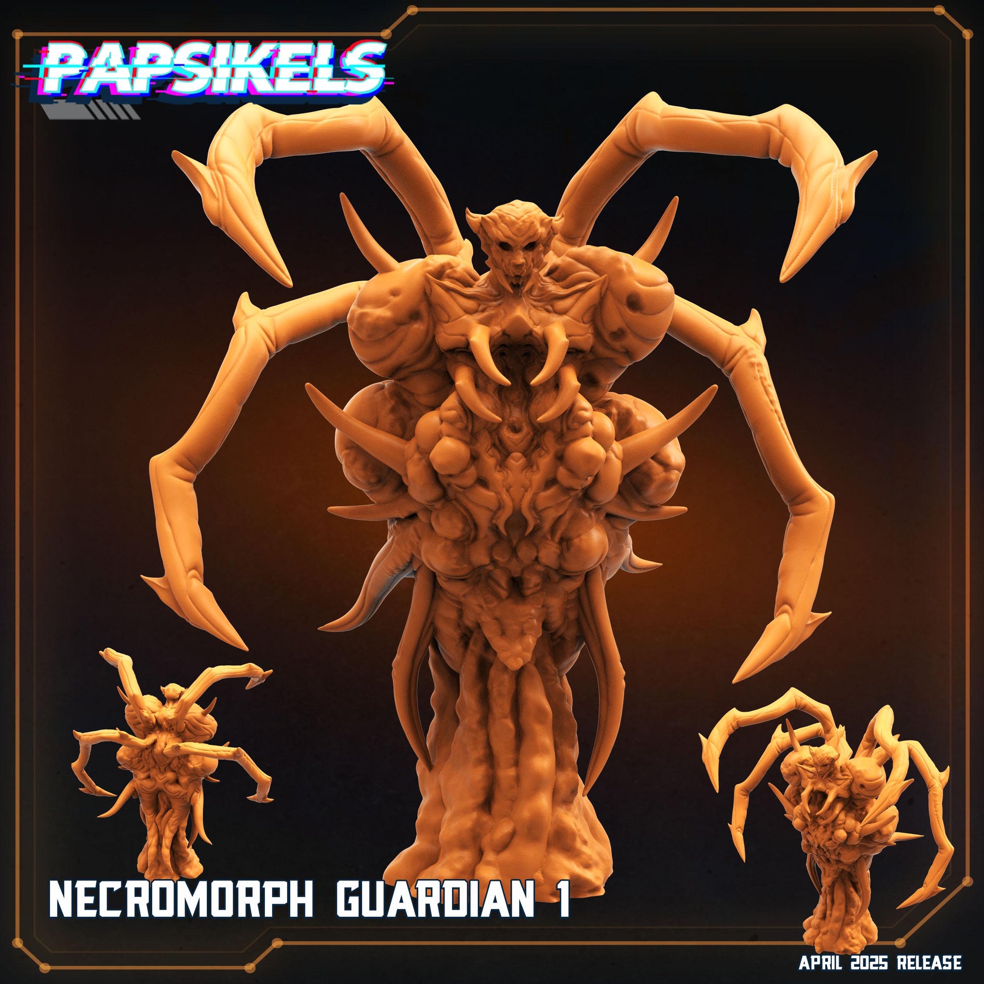 Aliens Vs Humans - Star Conflict - Necromorph Guardians - Dead Space - Papsikels, 32mm Mini for TTRPG Gaming, Alien RPG