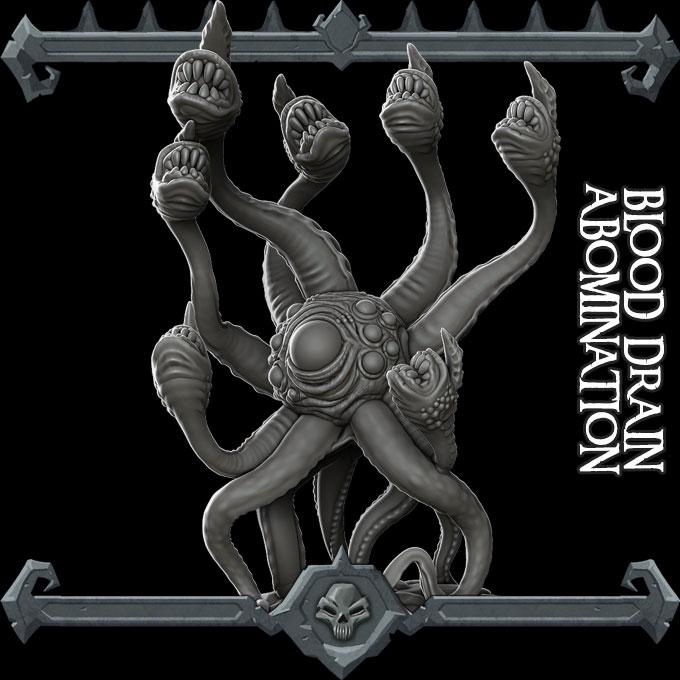 Blood Drain Abomination | Bonus | Rocket Pig Games | Miniatures for tabletop games. 28mm to 32mm Resin for RPG, D&D, Dungeons and Dragons