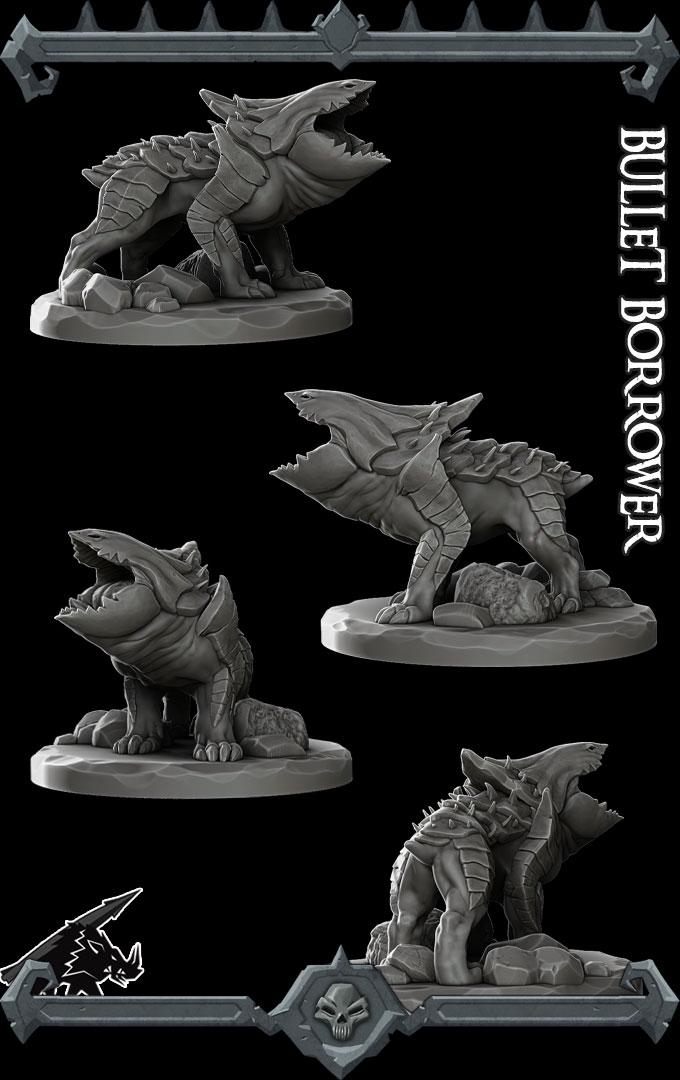 Bullet Borrower | Bonus | Rocket Pig Games | Miniatures for tabletop games. 28mm to 32mm Resin for RPG, D&D, Dungeons and Dragons