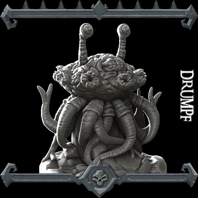 Drumpf | Bonus | Rocket Pig Games | Miniatures for tabletop games. 28mm to 32mm Resin for RPG, D&D, Dungeons and Dragons