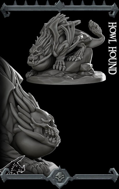 Howl Hound | Bonus | Rocket Pig Games | Miniatures for tabletop games. 28mm to 32mm Resin for RPG, D&D, Dungeons and Dragons