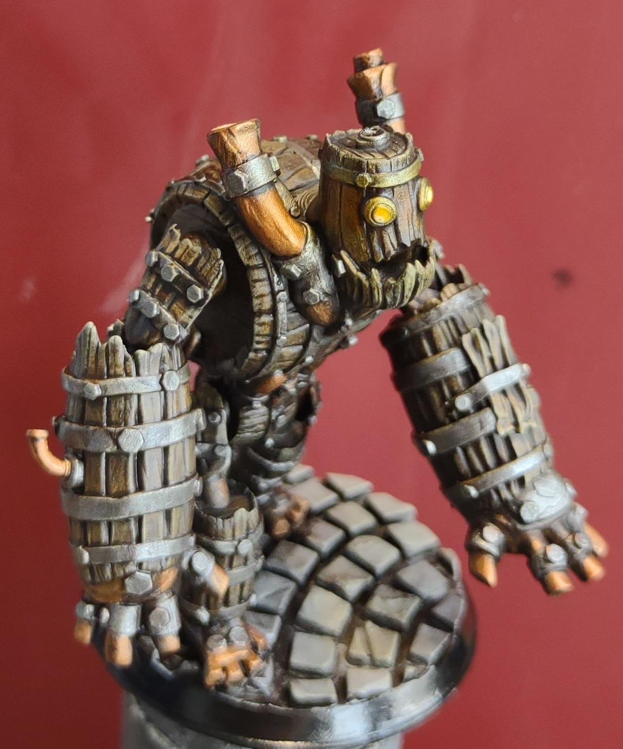 Keg Golem | Bonus | Rocket Pig Games | Miniatures for tabletop games. 28mm to 32mm Resin Figures for RPG, D&D, Dungeons and Dragons