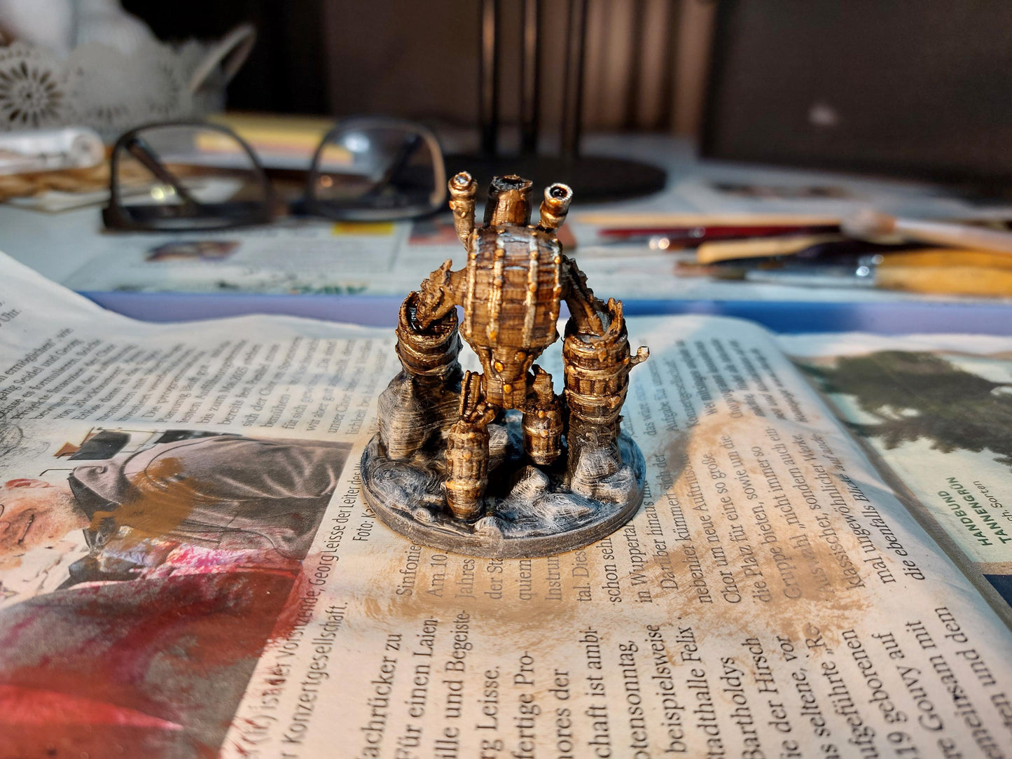 Keg Golem | Bonus | Rocket Pig Games | Miniatures for tabletop games. 28mm to 32mm Resin Figures for RPG, D&D, Dungeons and Dragons