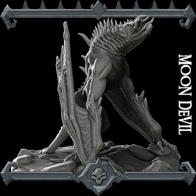Moon Devil | Bonus | Rocket Pig Games | Miniatures for tabletop games. 28mm to 32mm Resin Figures for RPG, D&D, Dungeons and Dragons