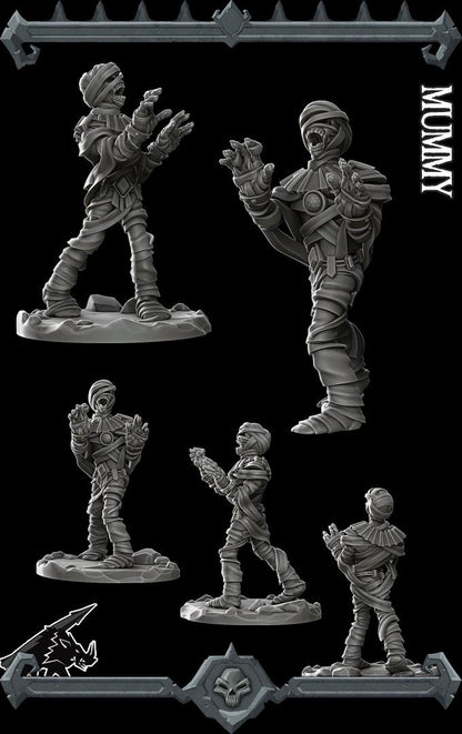 Mummy | Bonus | Rocket Pig Games | Miniatures for tabletop games. 28mm to 32mm Resin for RPG, D&D, Dungeons and Dragons