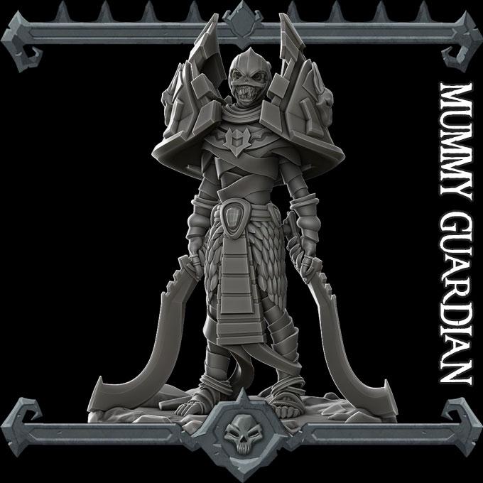 Mummy Guardian | Bonus | Rocket Pig Games | Miniatures for tabletop games. 28mm to 32mm Resin for RPG, D&D, Dungeons and Dragons