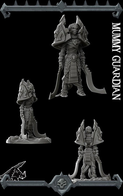 Mummy Guardian | Bonus | Rocket Pig Games | Miniatures for tabletop games. 28mm to 32mm Resin for RPG, D&D, Dungeons and Dragons