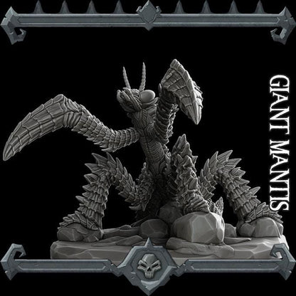 Giant Mantis | Bonus | Rocket Pig Games | Miniatures for tabletop games. 28mm to 32mm Resin for RPG, D&D, Dungeons and Dragons
