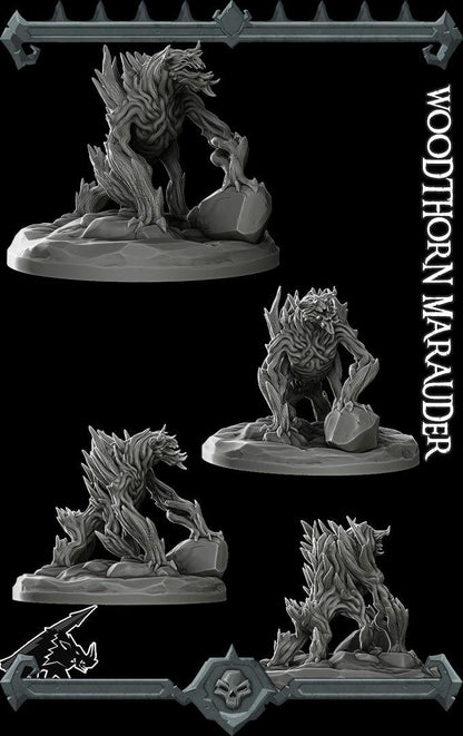 Woodthorn Marauder | Bonus | Rocket Pig Games | Miniatures for tabletop games. 28mm to 32mm Resin for RPG, D&D, Dungeons and Dragons
