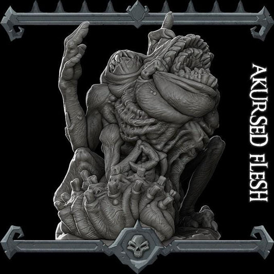 Akursed Flesh | Aberrations Collection | Rocket Pig Games | Miniatures for tabletop games. 28mm to 32mm Resin for RPG, D&D, TTRPG