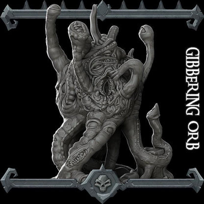 Gibbering Orb | Aberrations Collection | Rocket Pig Games | Miniatures for tabletop games. 28mm to 32mm Resin for RPG, D&D, TTRPG