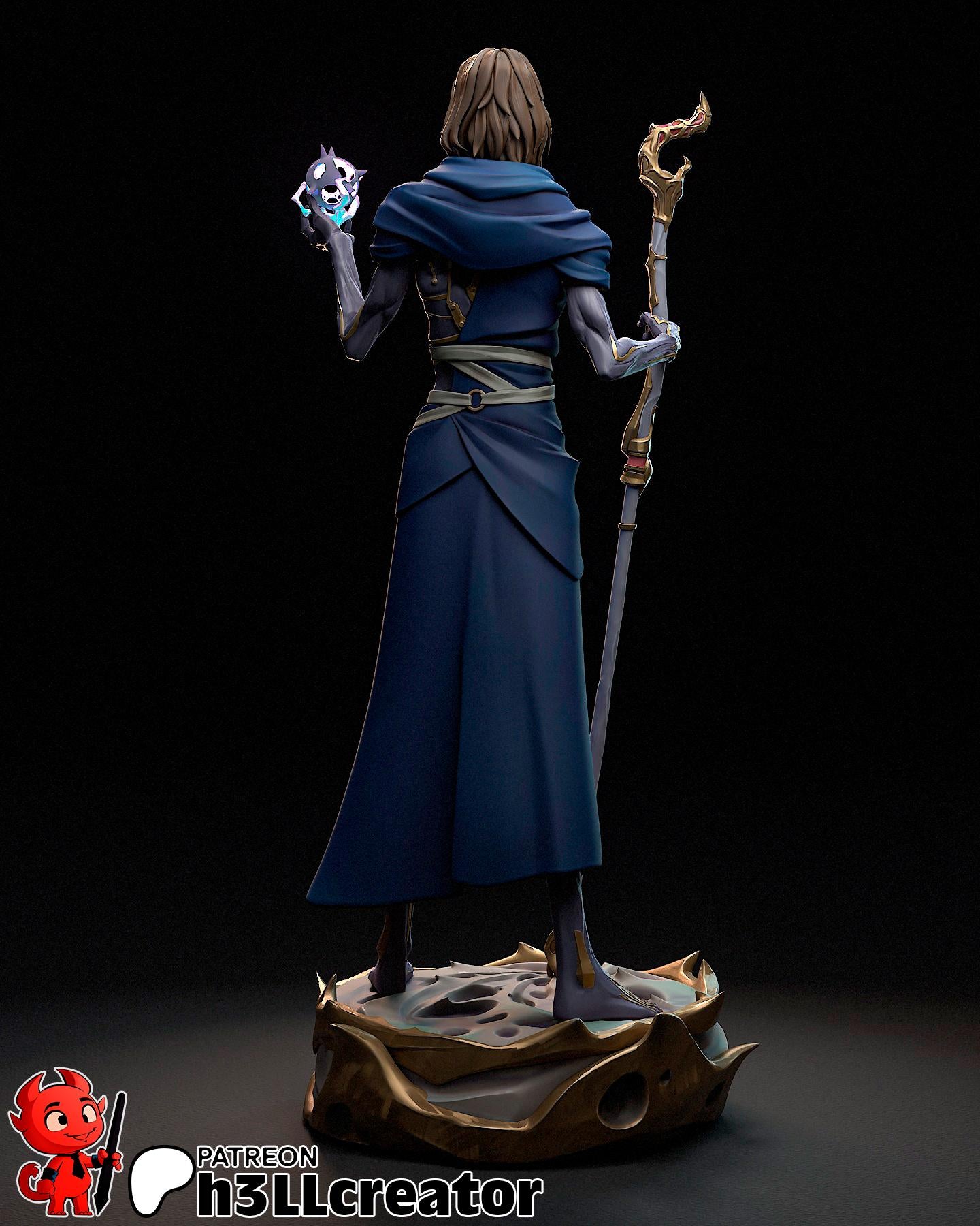 Viktor from Arcane (fan art) | Full Model or Bust | Miniature scale 1:12 | h3LL Creator | DIY Model Kit