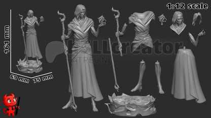 Viktor from Arcane (fan art) | Full Model or Bust | Miniature scale 1:12 | h3LL Creator | DIY Model Kit