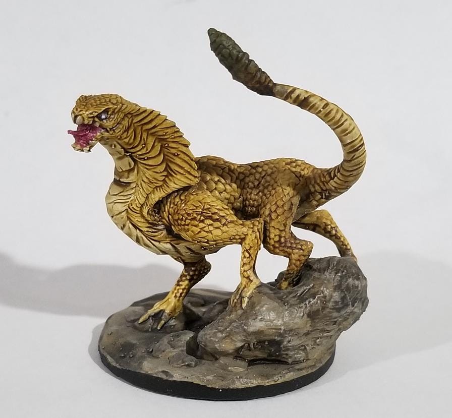 Rattyl Drake | Fantastic Beasts | Rocket Pig Games | Miniatures for tabletop games. 28mm to 32mm Resin for RPG, D&D, Dungeons and Dragons