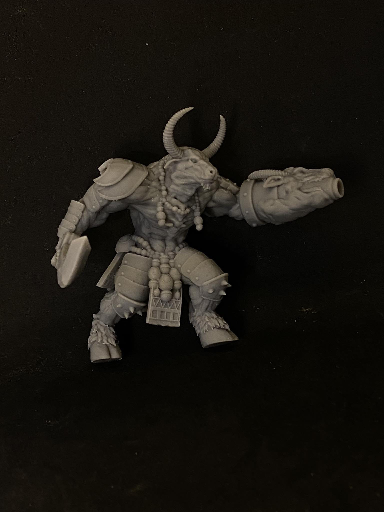 Brazen Carabao | Trench Crusade | Papsikels Fantasy, Resin Miniature - Tabletop miniature - Fantasy Miniature - 32mm