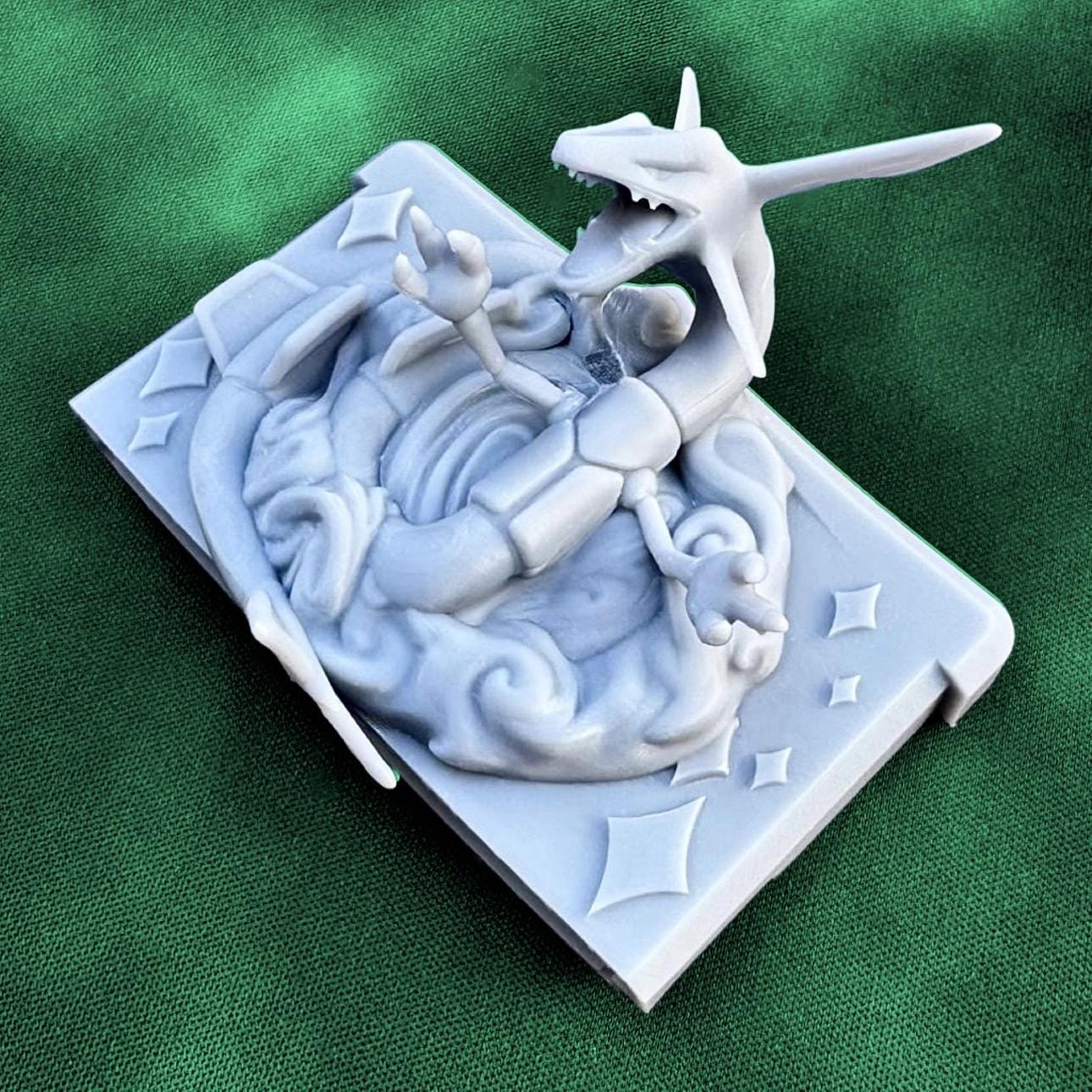 Rayquaza Emerald - 3D Printed Pokemon Game Boy Advanced Cartridge Wall Hanger | Fan Art | Pokemon TCG | Resin Model | ABC3D Models