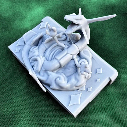 Rayquaza Emerald - 3D Printed Pokemon Game Boy Advanced Cartridge Wall Hanger | Fan Art | Pokemon TCG | Resin Model | ABC3D Models
