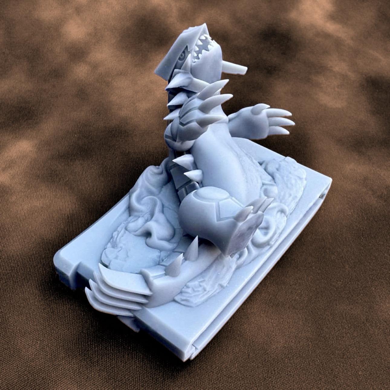 Groudon Ruby - 3D Printed Pokemon Game Boy Advanced Cartridge Wall Hanger | Fan Art | Pokemon TCG | Resin Model | ABC3D Models