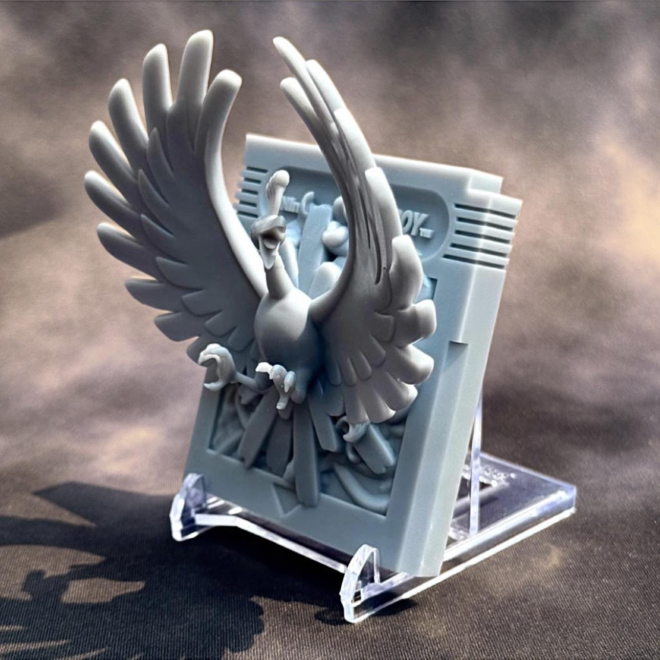 Ho Oh Gold - 3D Printed Pokemon Game Boy Cartridge Wall Hanger | Fan Art | Pokemon TCG | Resin Model | ABC3D Models