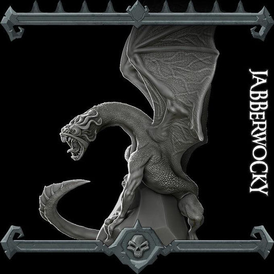 Jabberwocky | Dragonkin Collection | Rocket Pig Games | Miniatures for tabletop games. 28mm to 32mm Resin for RPG, D&D, TTRPG
