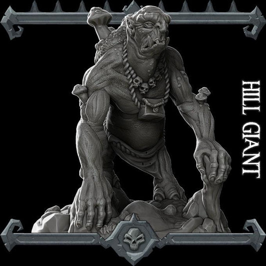 Hill Giant | Trolls and Giants Collection | Rocket Pig Games | Miniatures for tabletop games. 28mm to 32mm Resin for RPG, D&D, TTRPG