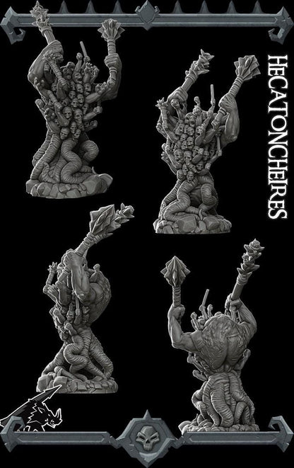 Hecatoncheires | Trolls and Giants Collection | Rocket Pig Games | Miniatures for tabletop games. 28mm to 32mm Resin for RPG, D&D, TTRPG