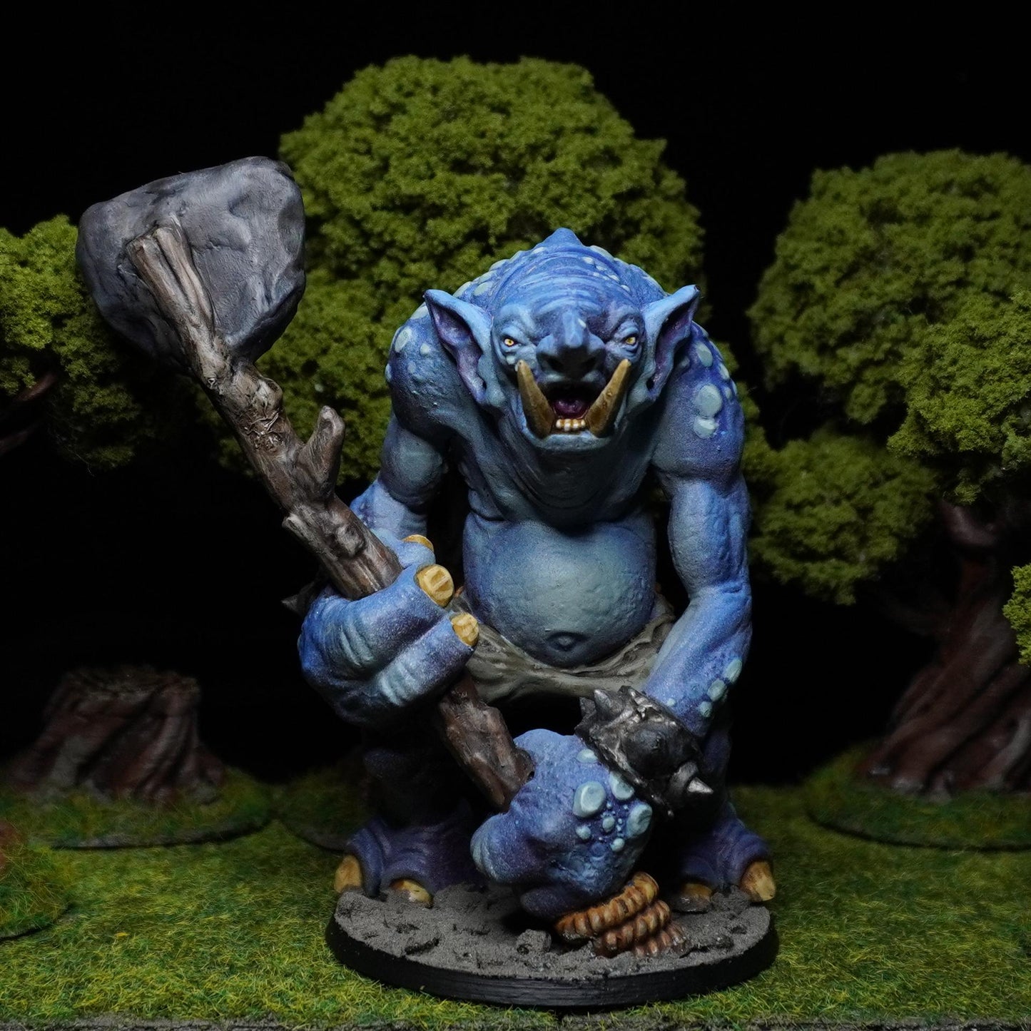 Cave Troll | Trolls and Giants Collection | Rocket Pig Games | Miniatures for tabletop games. 28mm to 32mm Resin for RPG, D&D, TTRPG