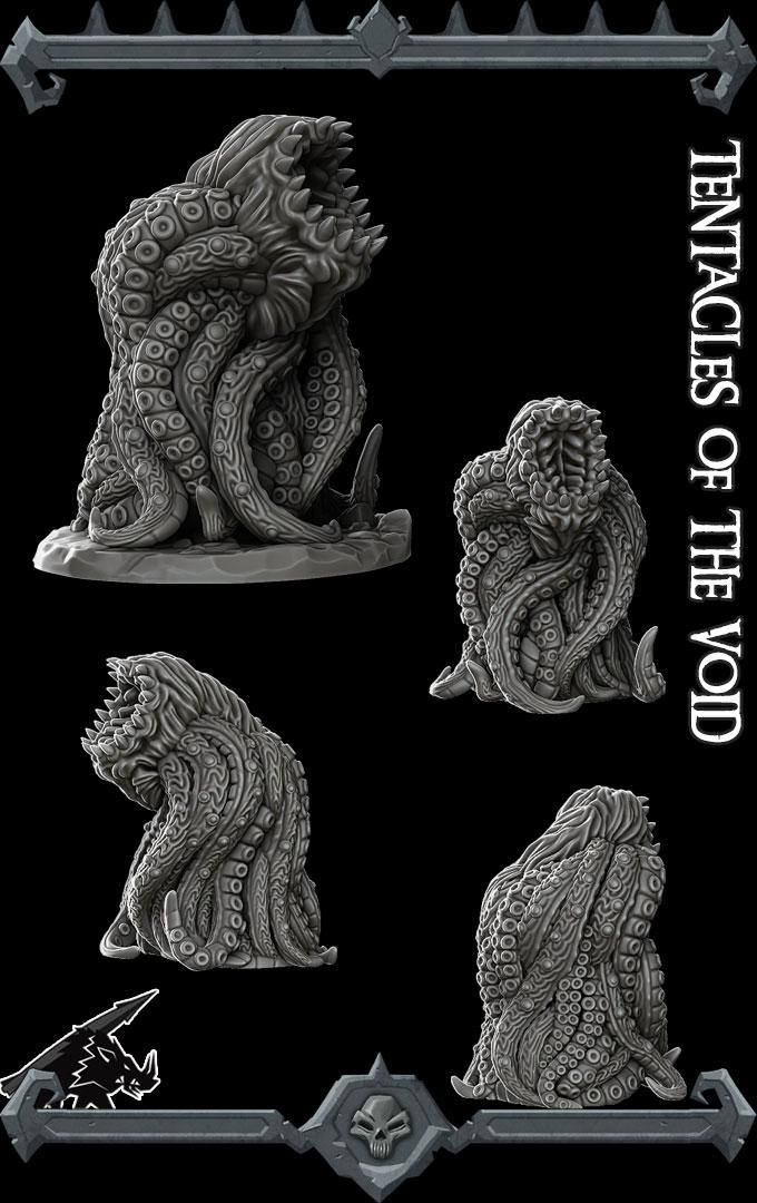 Tentacles Of The Void | Aberrations Collection | Rocket Pig Games | Miniatures for tabletop games. 28mm to 32mm Resin for RPG, D&D, TTRPG