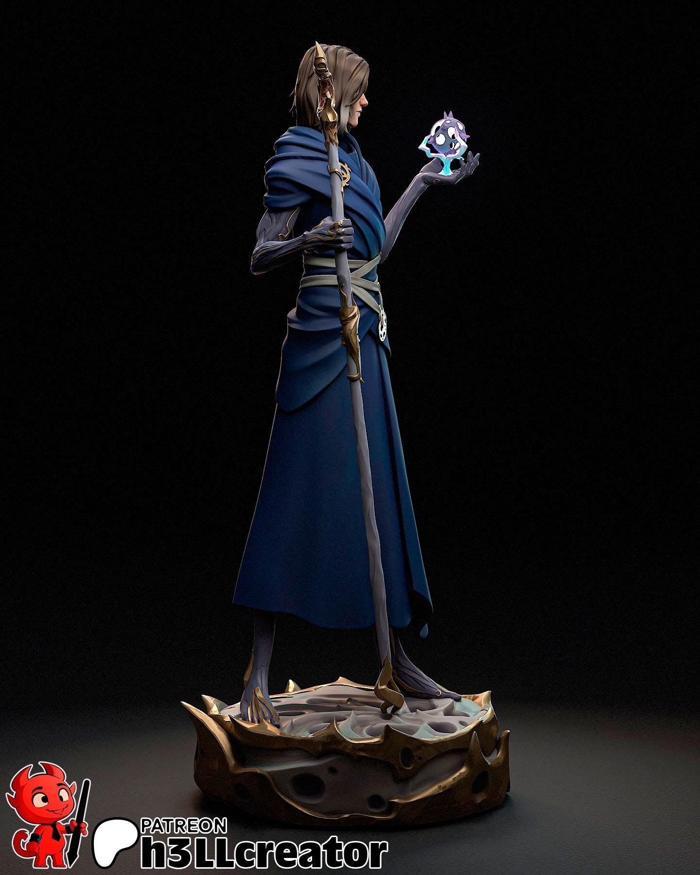 Viktor from Arcane (fan art) | Full Model or Bust | Miniature scale 1:12 | h3LL Creator | DIY Model Kit