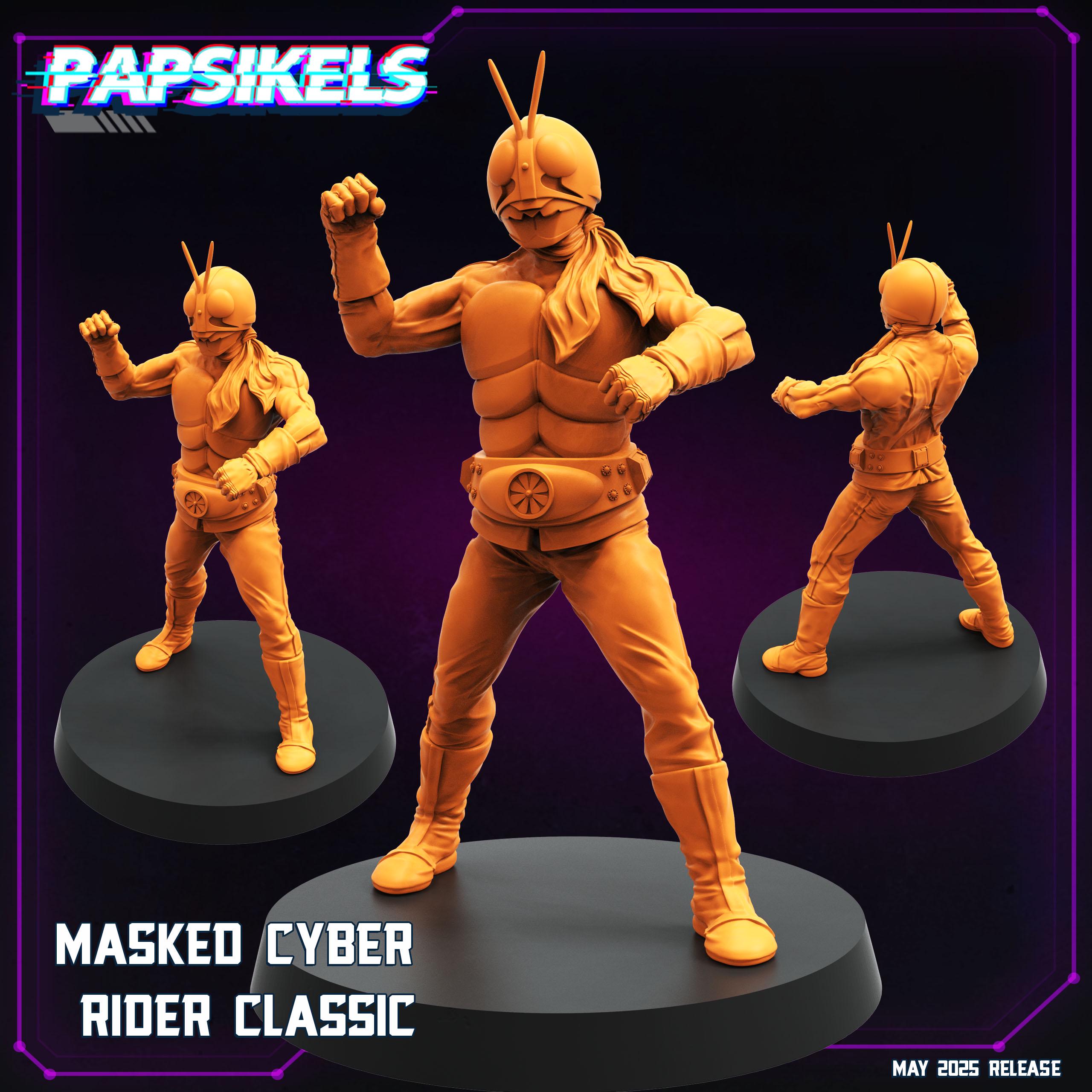Cyber Rider Sherif Cyberpunk, Masked Cyber Rider Classic - Kamen Rider Kuuga - Papsikels ...