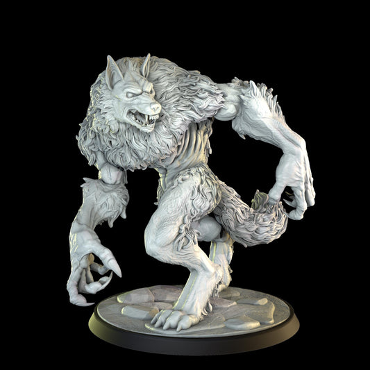 The Werewolf - 75mm Resin Figure, Cosmodo Minis, for RPG, TTRPG and Tabletop