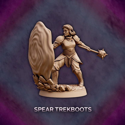 Vox Machina Spear/Pike: Fantasy Miniature for TTRPG - ArtificersMini
