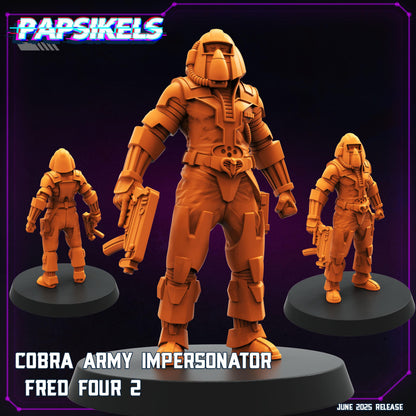 Cyberpunk Cobra Army Miniature: 28mm/32mm RPG, TTRPG, Wargaming