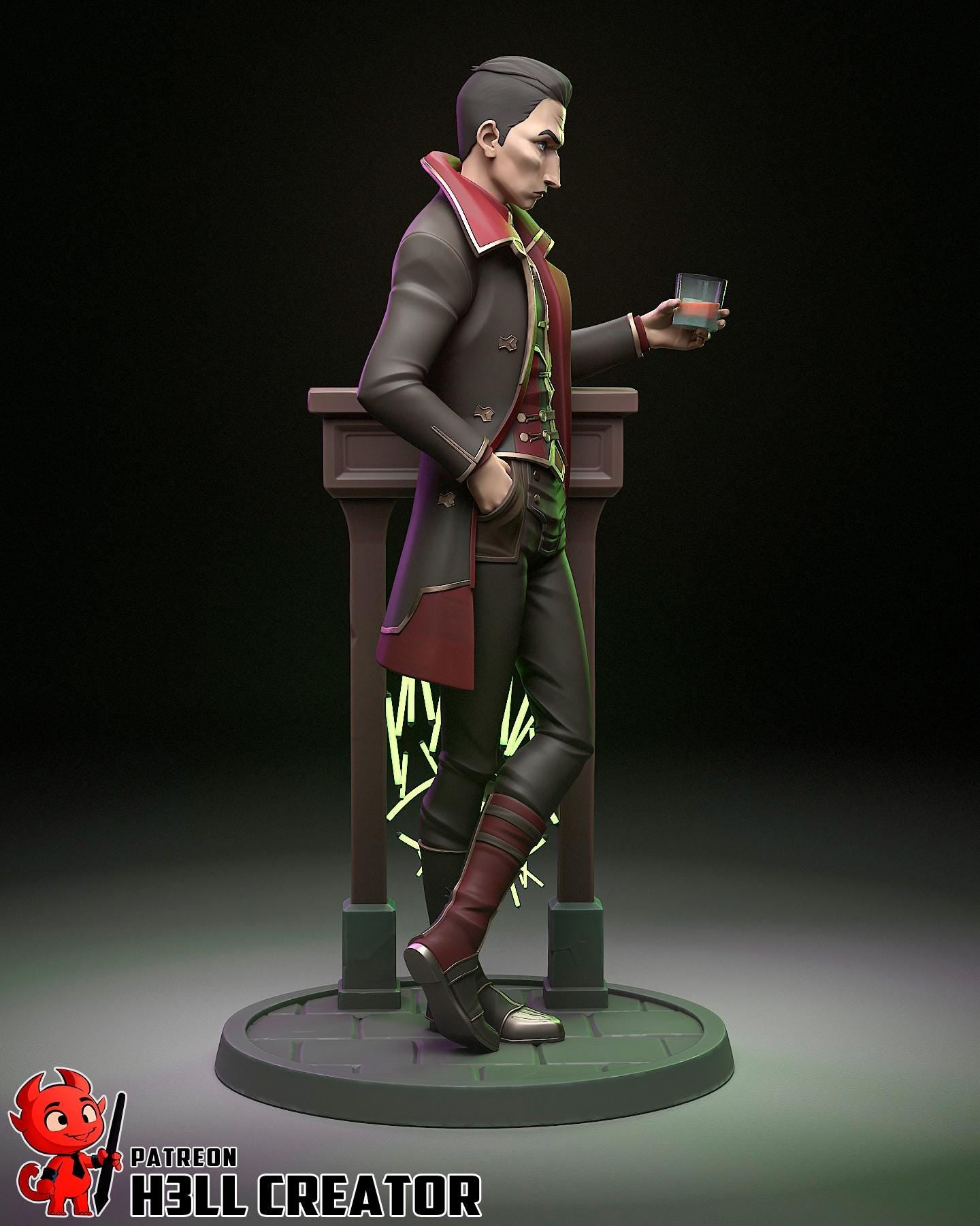 Silco Arcane Fan Art Model Kit - 156mm 1:12 Miniature Scale - H3LL Creator