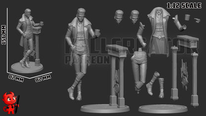Silco Arcane Fan Art Model Kit - 156mm 1:12 Miniature Scale - H3LL Creator