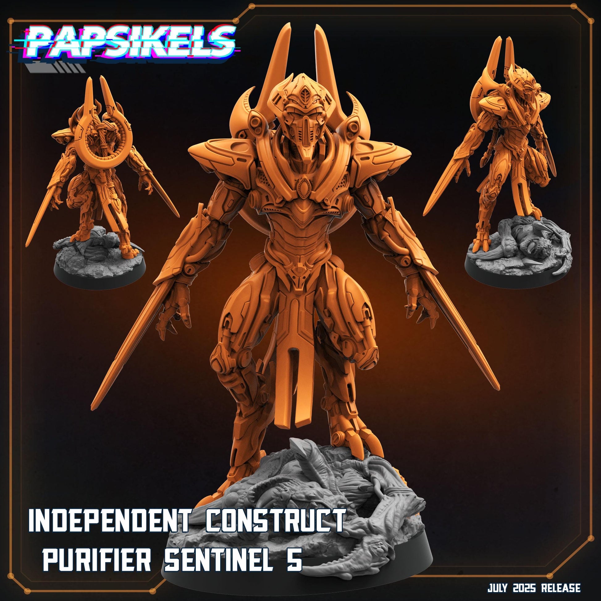 StarCraft Purifier Sentinel Miniature: Sci-Fi Wargame Figurine (32mm)