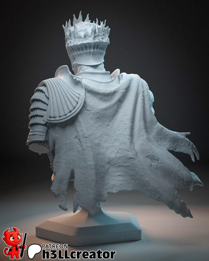 Soul of Cinders Statuette: Dark Souls III Fan Art, DIY Model Kit