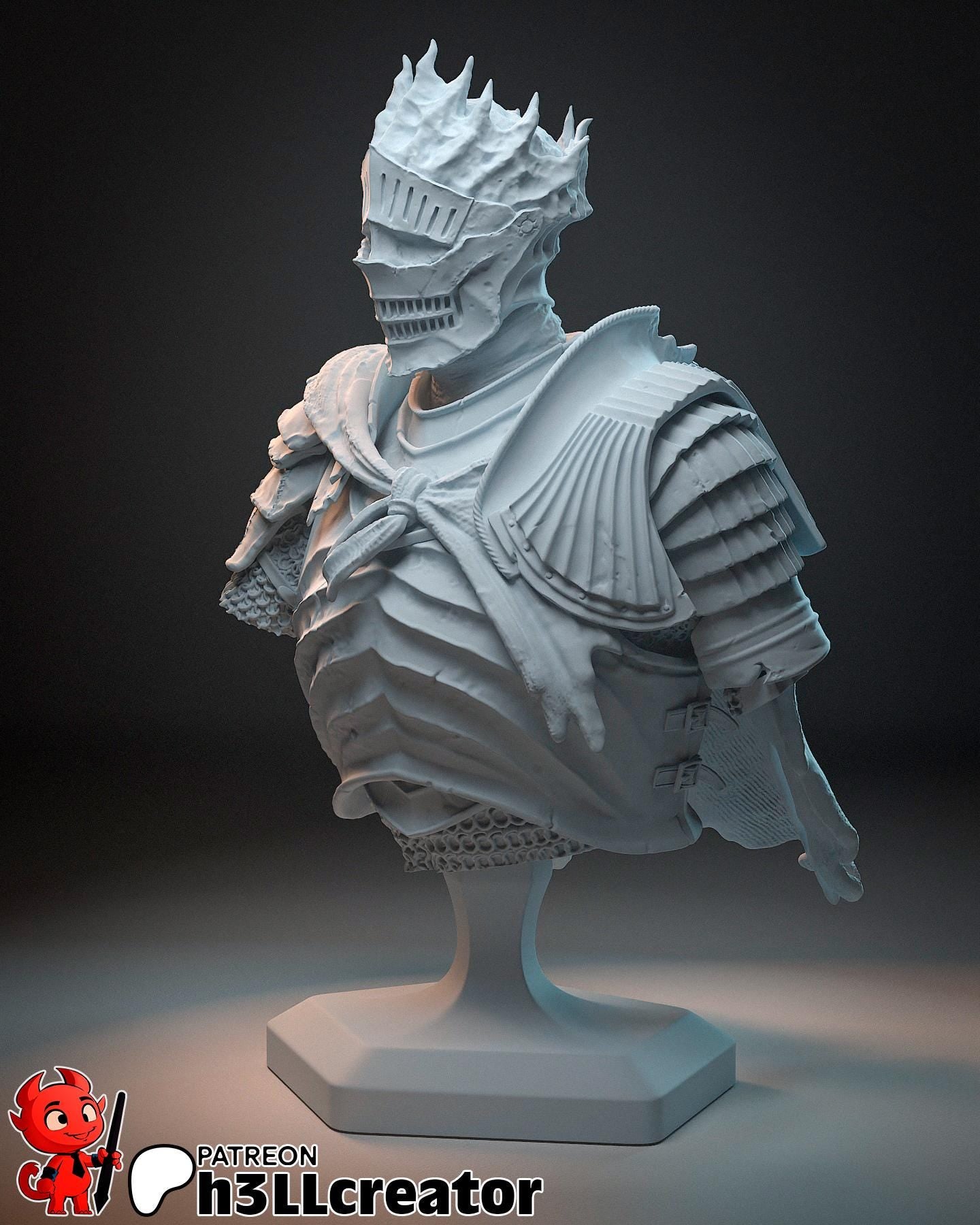 Soul of Cinders Statuette: Dark Souls III Fan Art, DIY Model Kit