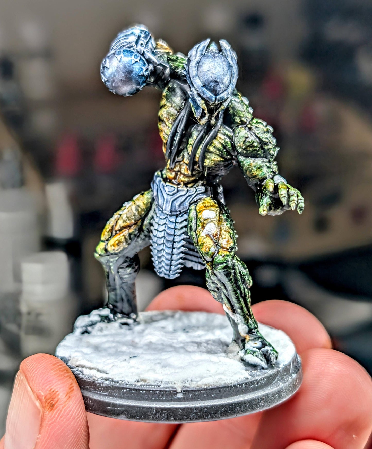 Viking Skull Hunter Miniature: 32mm Sci-Fi Wargame Model by Papsikels