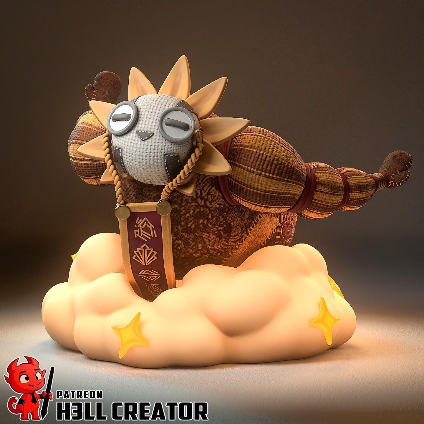 Esquie Toy from Clair Obscur Expedition 33 Fan Art - DIY Miniature Model Kit 1:12 Scale for Collectors