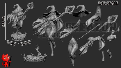 Recluse from Elden Ring Nightreign (fan art) | Full Model or Bust | Miniature scale 1:12 | h3LL Creator | DIY Model Kit