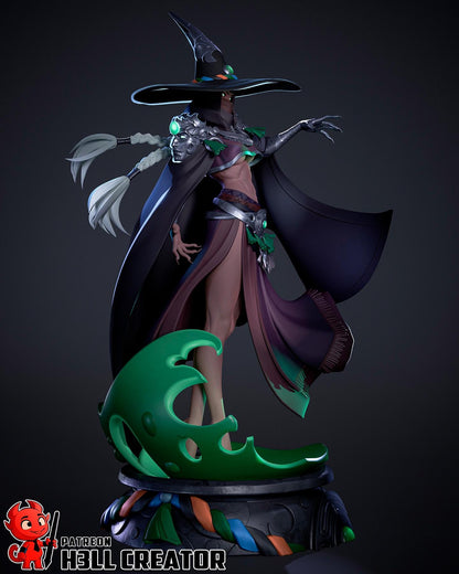 Hecate from Hades 2 (fan art) | Full Model or Bust | Miniature scale 1:12 | h3LL Creator | DIY Model Kit